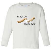 Reach Out Touch Base Tech Jargonslang Toddler Long Sleeve Shirt