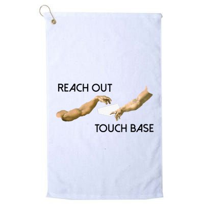 Reach Out Touch Base Tech Jargonslang Golf Towel
