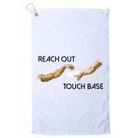 Reach Out Touch Base Tech Jargonslang Golf Towel