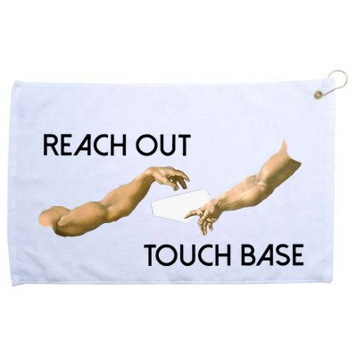 Reach Out Touch Base Tech Jargonslang Grommeted Golf Towel