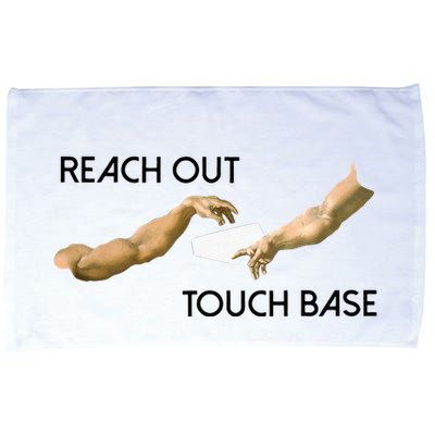 Reach Out Touch Base Tech Jargonslang Microfiber Hand Towel