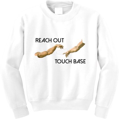 Reach Out Touch Base Tech Jargonslang Kids Sweatshirt