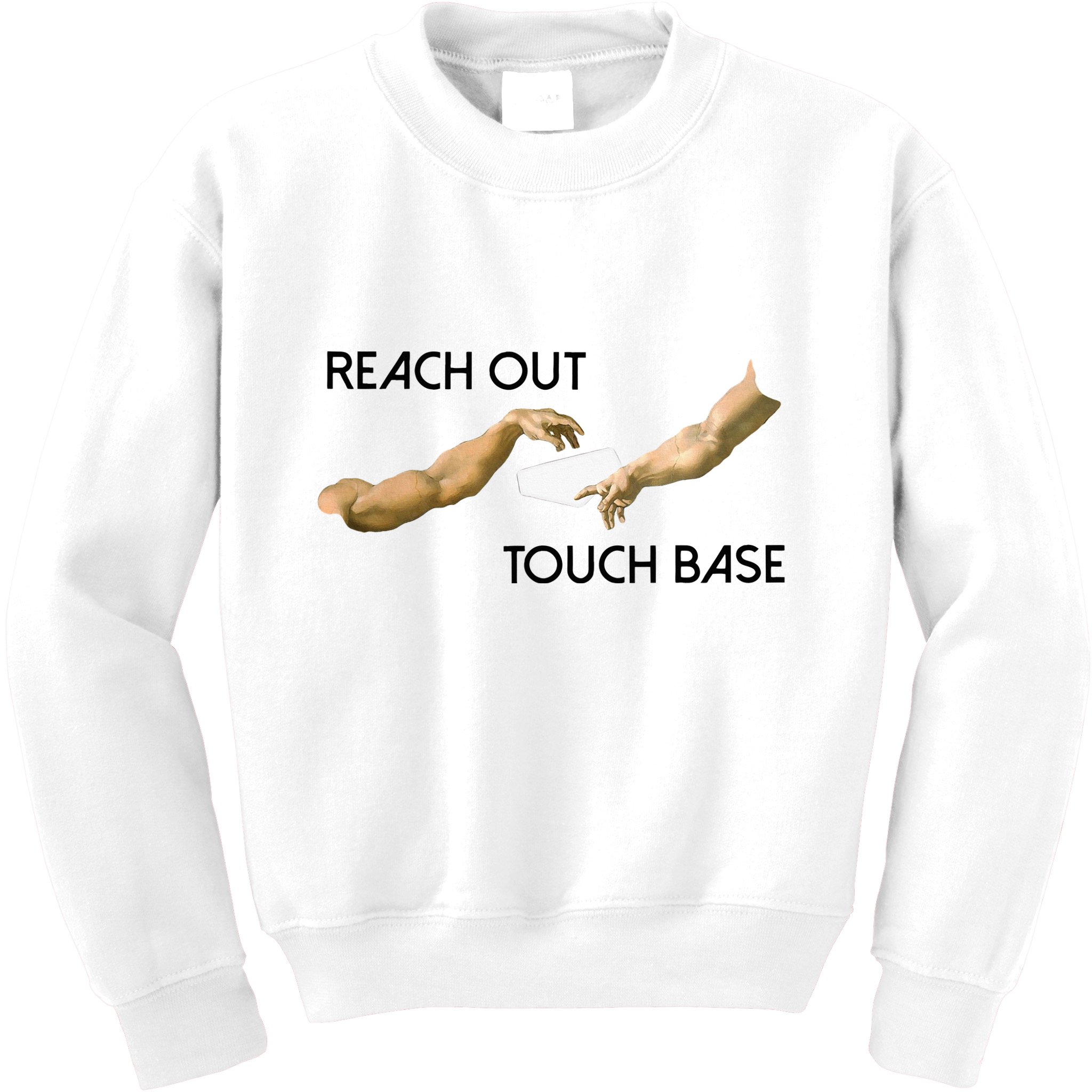 Reach Out Touch Base Tech Jargonslang Kids Sweatshirt