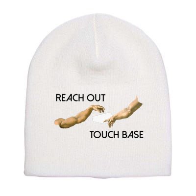 Reach Out Touch Base Tech Jargonslang Short Acrylic Beanie