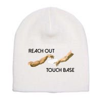 Reach Out Touch Base Tech Jargonslang Short Acrylic Beanie