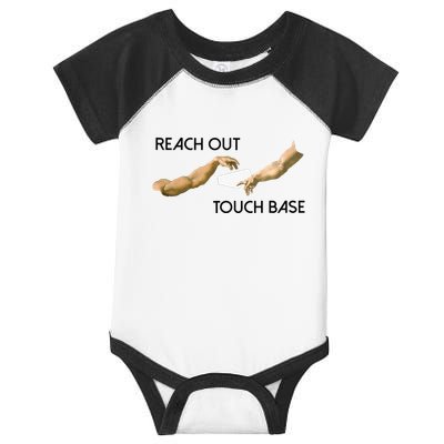 Reach Out Touch Base Tech Jargonslang Infant Baby Jersey Bodysuit