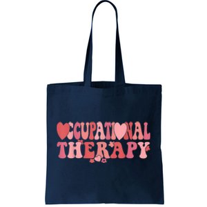 Retro Occupational Therapist Valentine's Day Therapist OT Tote Bag