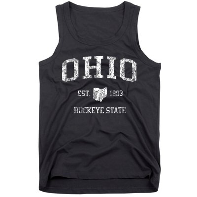 Retro Ohio T Vintage Sports Design Tank Top