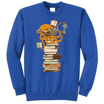 Reading Octopus Tea Coffee And Books Gift Sweatshirt