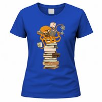 Reading Octopus Tea Coffee And Books Gift Women's T-Shirt