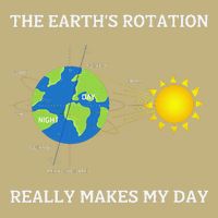 Rotation of the Earth Makes My Day Science Teacher Earth Mousepad