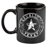 Republic Of Texas 11oz C Handle Ceramic Mug