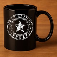 Republic Of Texas 11oz C Handle Ceramic Mug