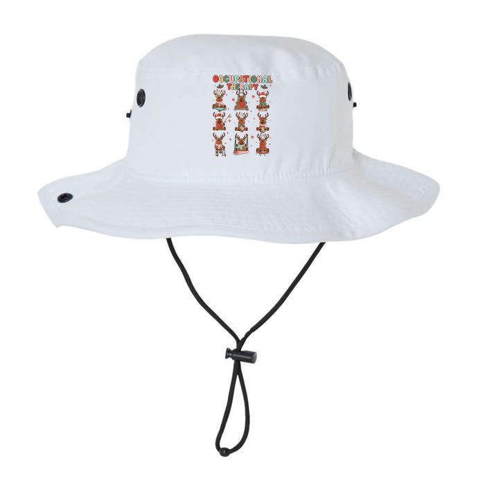 Retro Occupational Therapy Christmas Reindeers Ot Ota Legacy Cool Fit Booney Bucket Hat