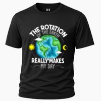 Rotation Of The Earth Makes My Day Funny Science Performance Shirt