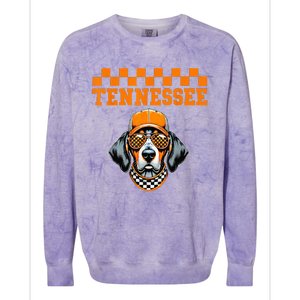 Retro Orange Tennessee Personalized Name Style Classic Colorblast Crewneck Sweatshirt