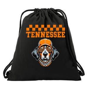 Retro Orange Tennessee Personalized Name Style Classic Drawstring Bag