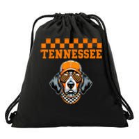 Retro Orange Tennessee Personalized Name Style Classic Drawstring Bag