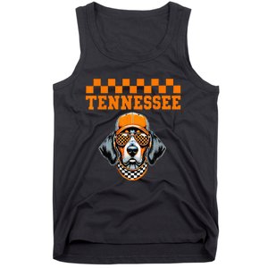 Retro Orange Tennessee Personalized Name Style Classic Tank Top