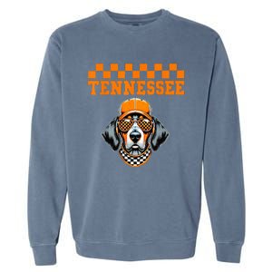 Retro Orange Tennessee Personalized Name Style Classic Garment-Dyed Sweatshirt