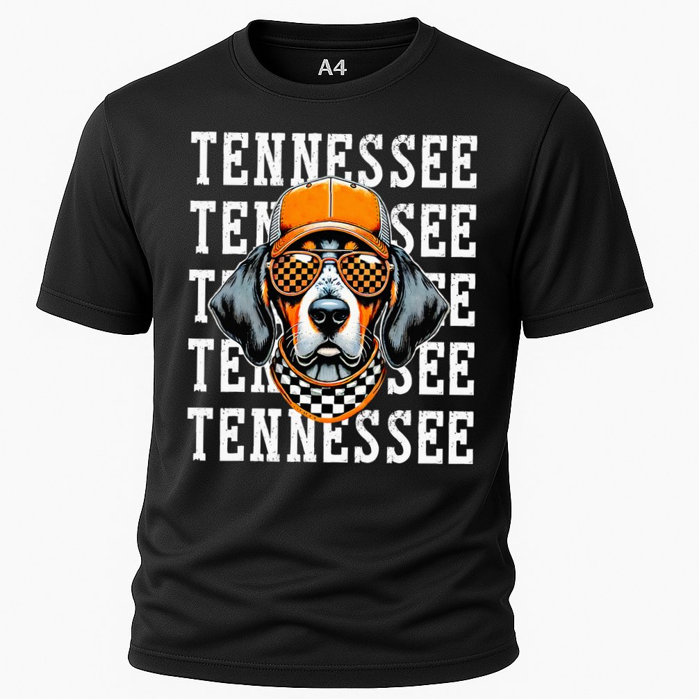Retro Orange Tennessee Personalized Name Vintage Classic Cooling Performance Crew T-Shirt
