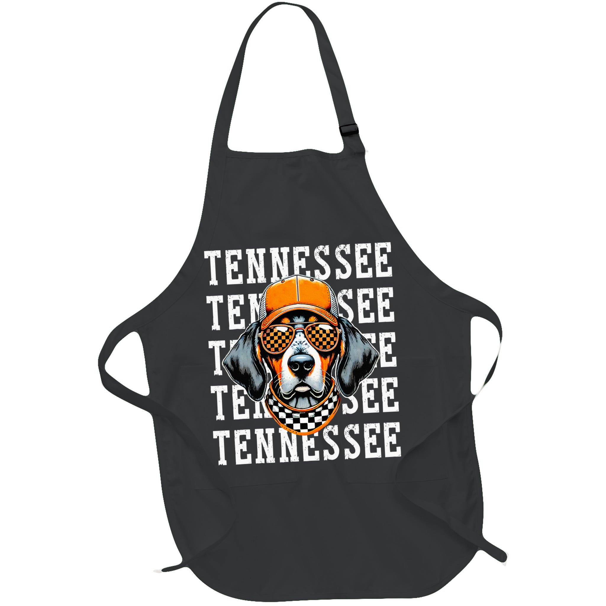 Retro Orange Tennessee Personalized Name Vintage Classic Apron
