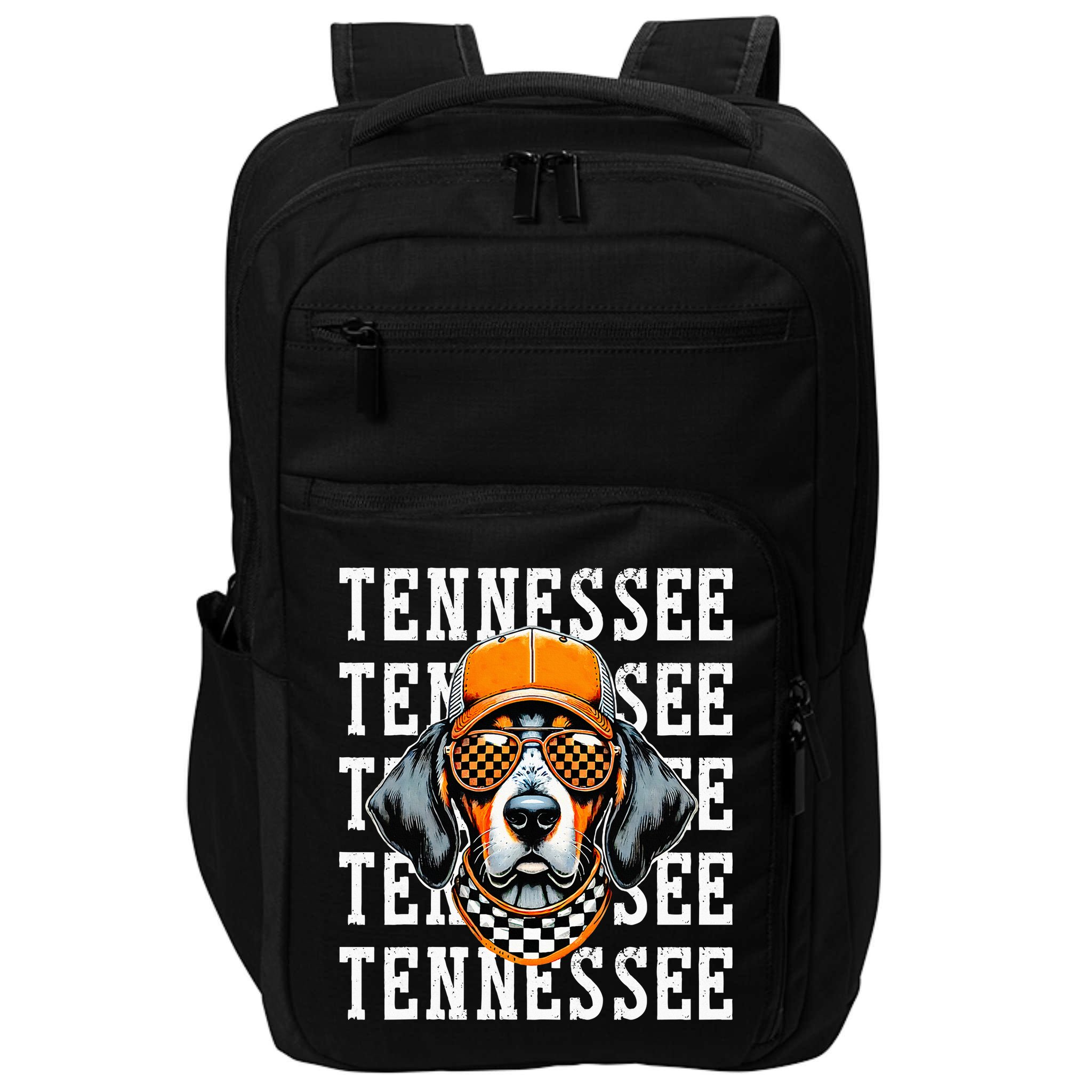 Retro Orange Tennessee Personalized Name Vintage Classic Impact Tech Backpack