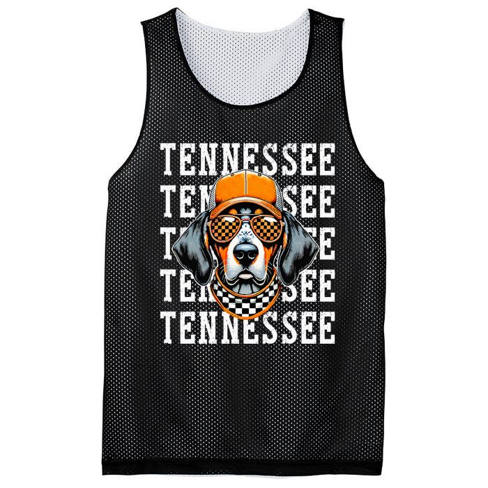 Retro Orange Tennessee Personalized Name Vintage Classic Mesh Reversible Basketball Jersey Tank