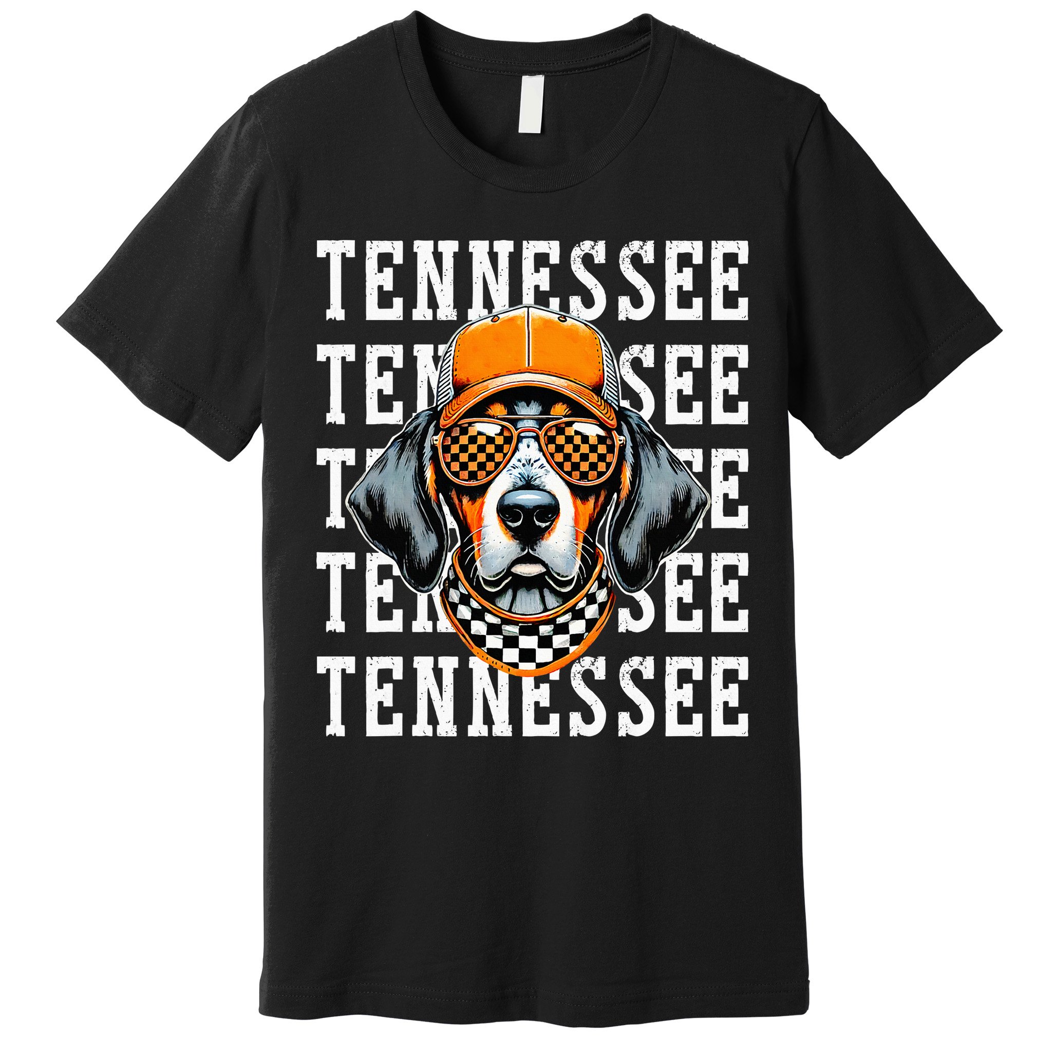 Retro Orange Tennessee Personalized Name Vintage Classic Premium T-Shirt