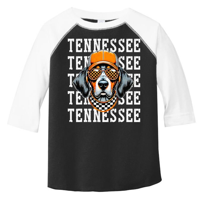 Retro Orange Tennessee Personalized Name Vintage Classic Toddler Fine Jersey T-Shirt