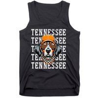 Retro Orange Tennessee Personalized Name Vintage Classic Tank Top