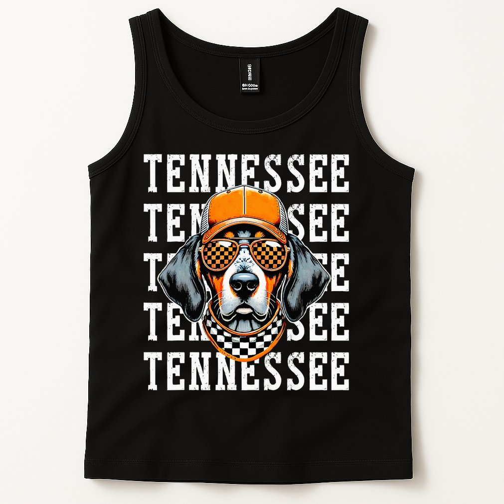 Retro Orange Tennessee Personalized Name Vintage Classic Tank Top