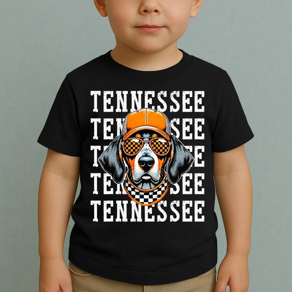 Retro Orange Tennessee Personalized Name Vintage Classic Toddler T-Shirt