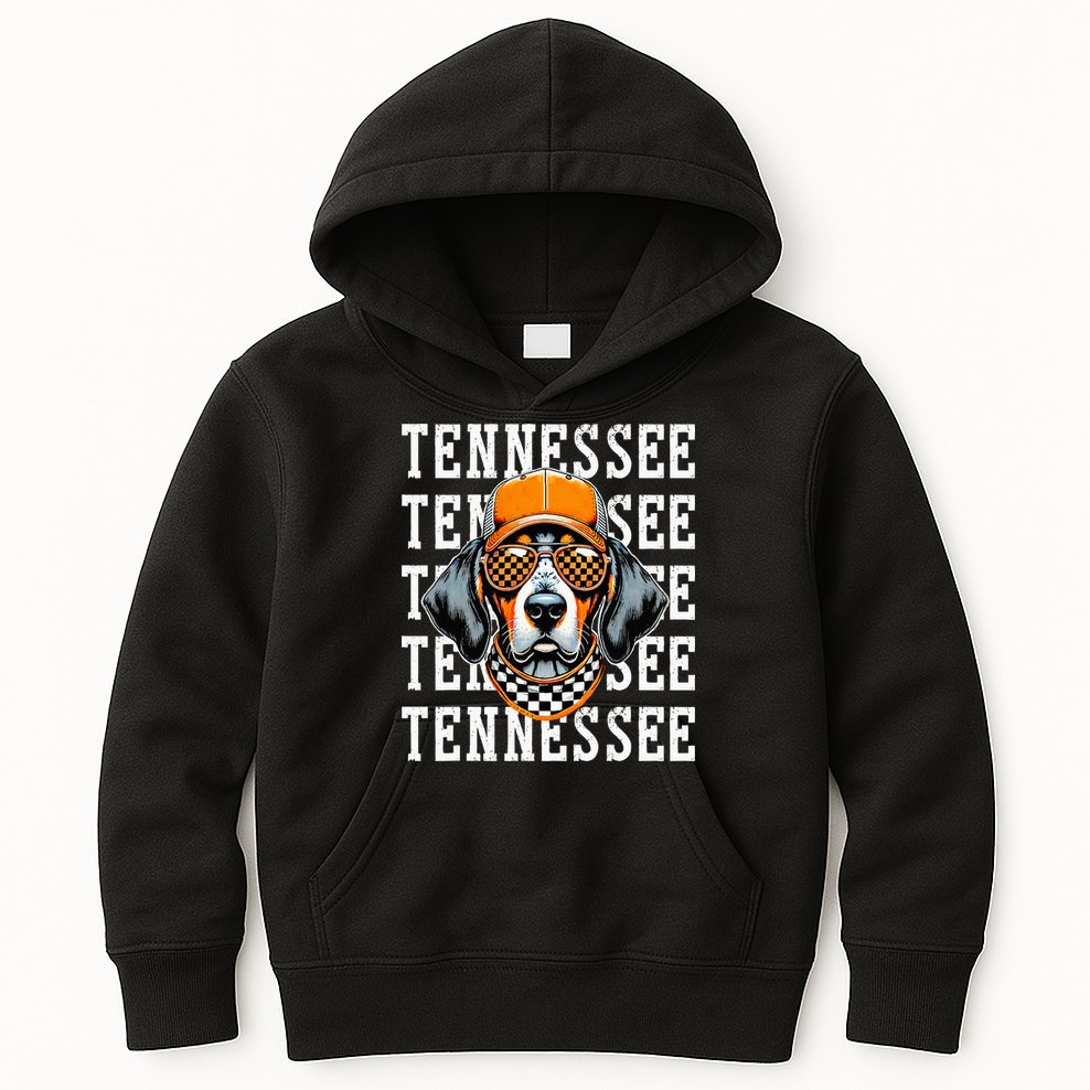 Retro Orange Tennessee Personalized Name Vintage Classic Kids Hoodie