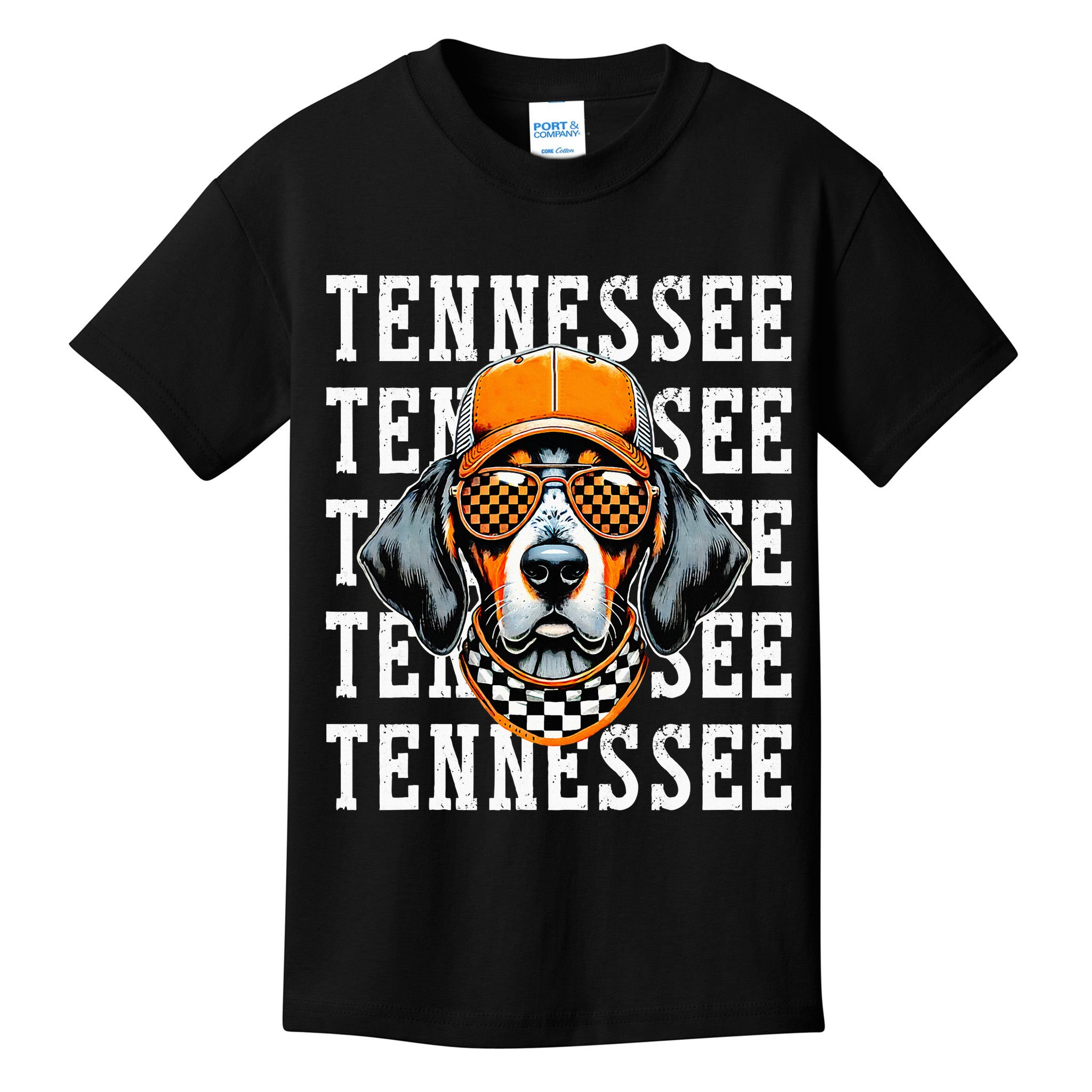 Retro Orange Tennessee Personalized Name Vintage Classic Kids T-Shirt