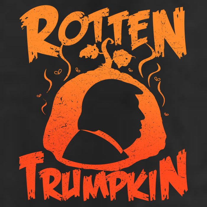 Rotten Trumpkin 7 Panel Mesh Trucker Snapback Hat