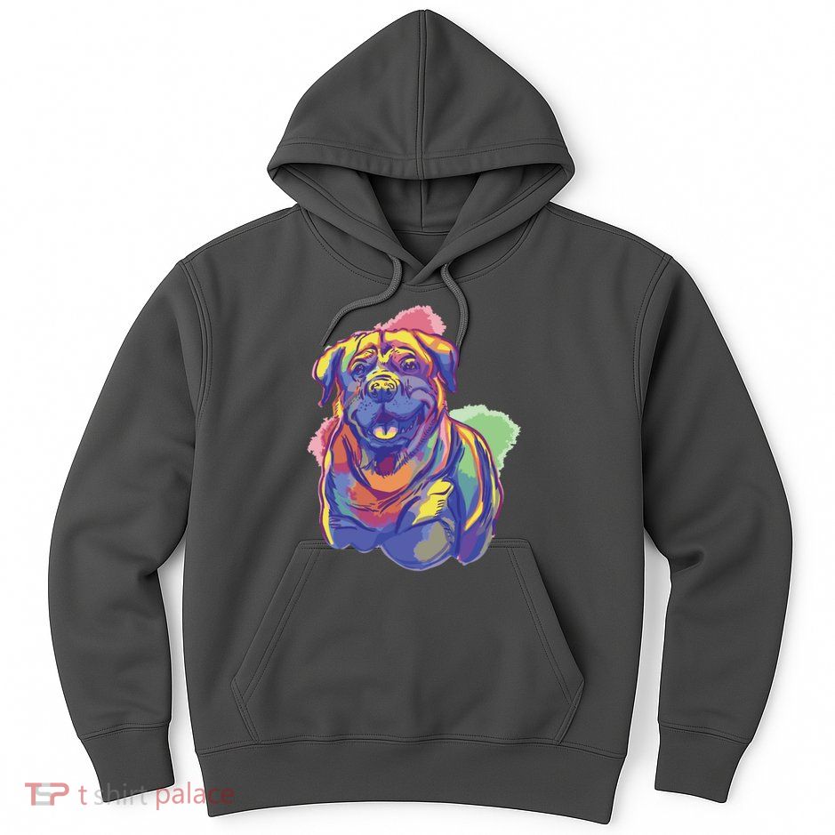 Rottweiler Colorful Dog Hoodie