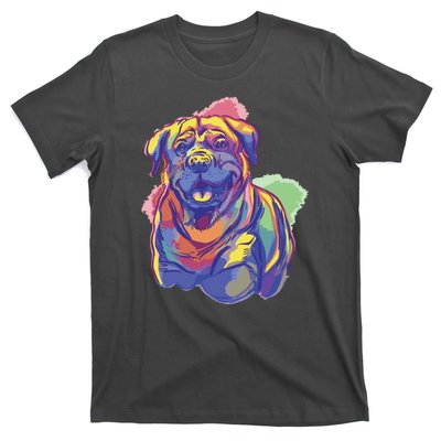 Rottweiler Colorful Dog T-Shirt