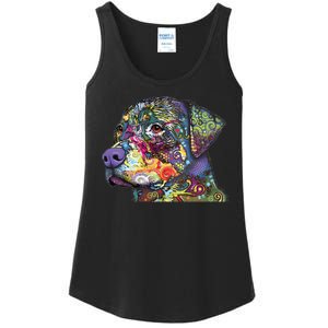 Rottweiler Dog Dean Russo Ladies Essential Tank