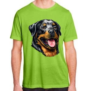 Rottweiler Face Adult ChromaSoft Performance T-Shirt