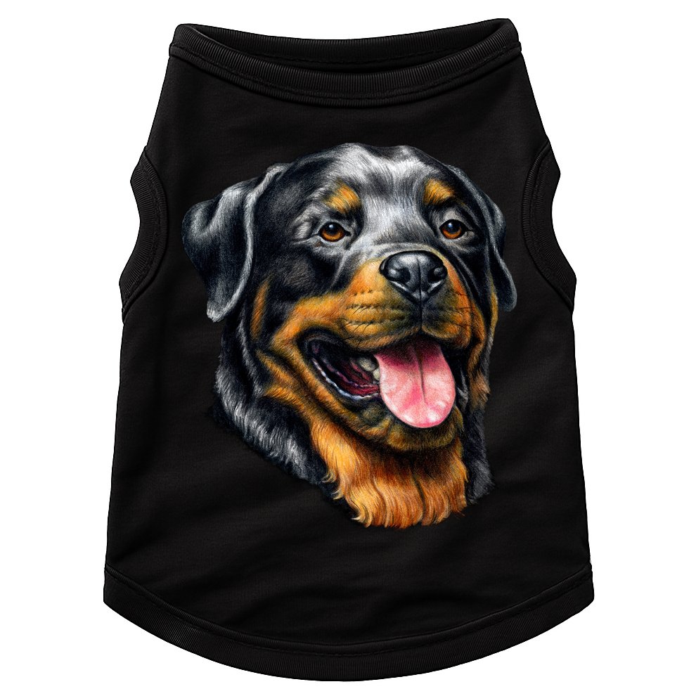 Rottweiler Face Doggie Tank