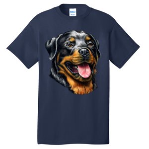 Rottweiler Face Tall T-Shirt