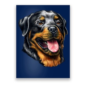 Rottweiler Face Poster