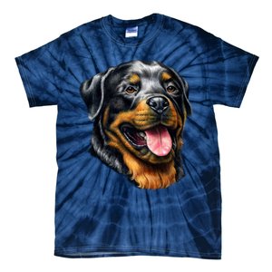 Rottweiler Face Tie-Dye T-Shirt