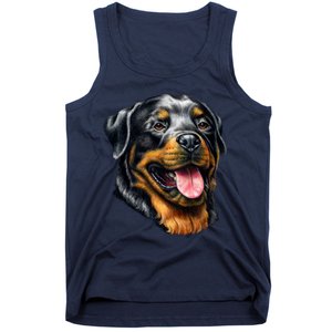 Rottweiler Face Tank Top