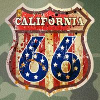 Route 66 California Legacy Tie Dye Trucker Hat