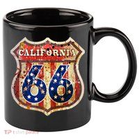 Route 66 California 11oz C Handle Ceramic Mug
