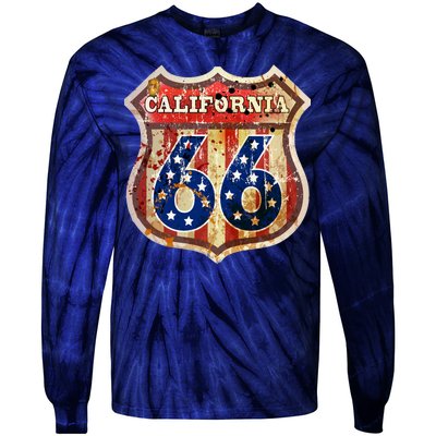 Route 66 California Tie-Dye Long Sleeve Shirt