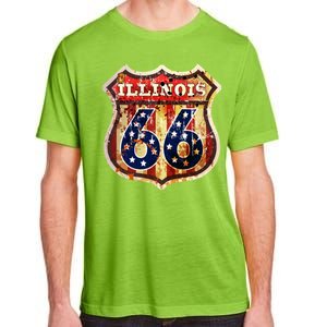 Route 66 Illinois Adult ChromaSoft Performance T-Shirt