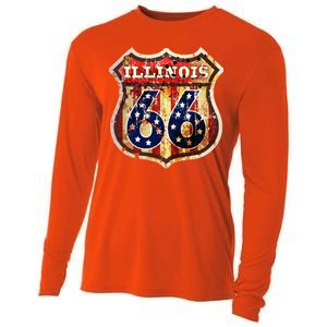 Route 66 Illinois Cooling Performance Long Sleeve Crew